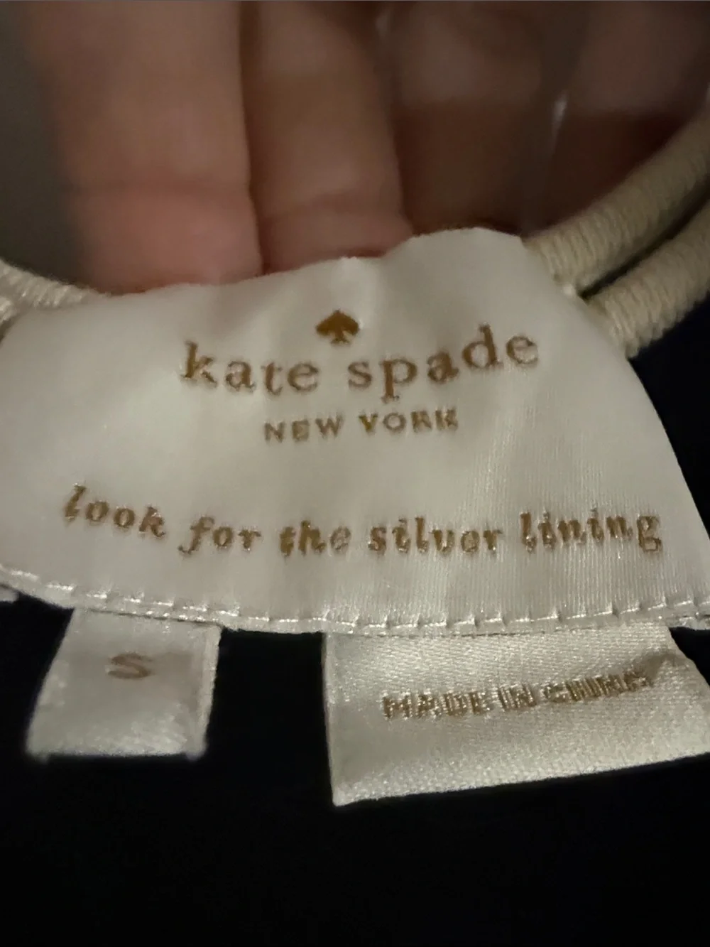 kate spade Black and Cream Sleeveless Fit-and-Flare Dress